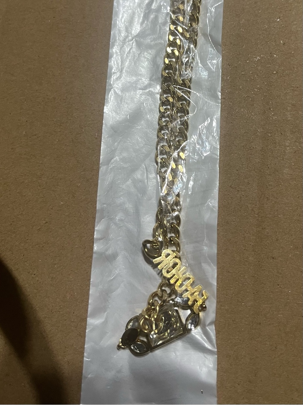 Gold Tone  stainless steel 14 k Women’s Chain Necklace
